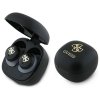 Guess słuchawki Bluetooth GUTWSJ144ESK   TWS + stacja dokująca czarny/black Iridescent 4G Printed Logo